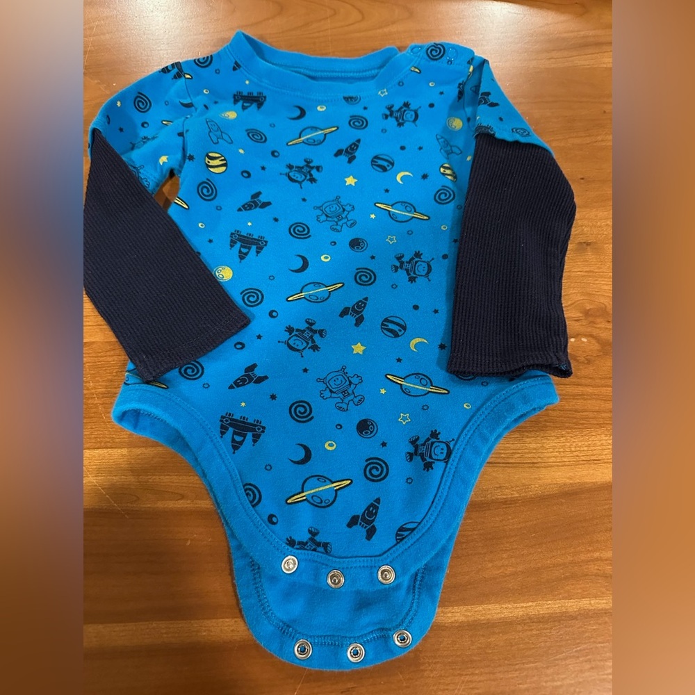 🔥Garanimals Space Adventure Bodysuit - Long Sleeve Baby - 🔥 (4 for $15 Bundle)